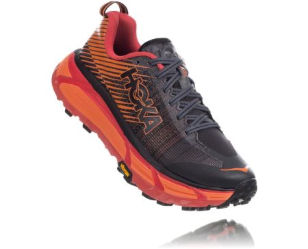 Hoka One One EVO Mafate 2 Homem - Tenis Corrida Trilha Pretas / Vermelhas | PT-C91x36p